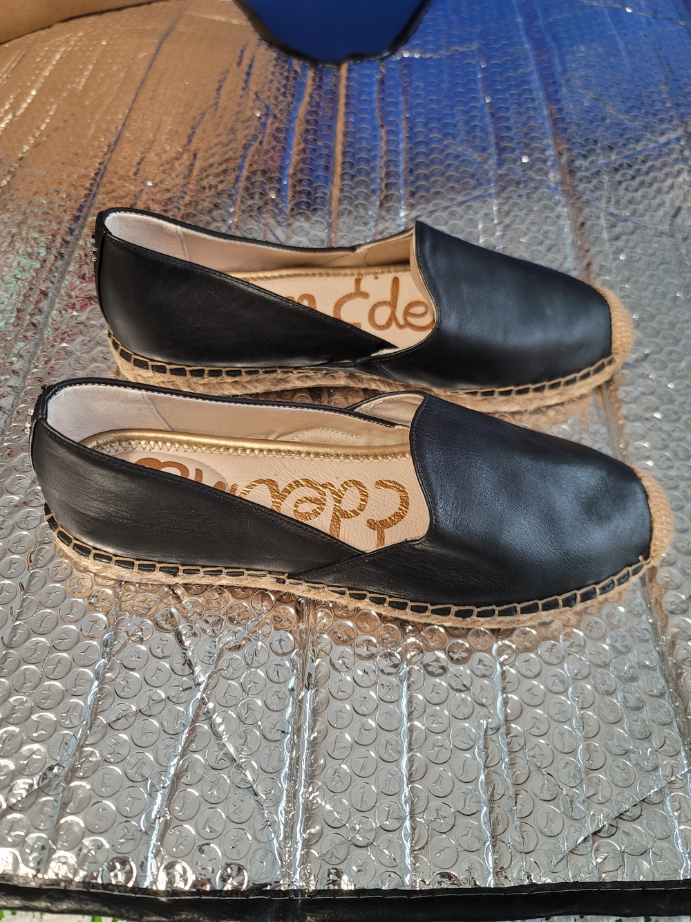 Black Espadrille Sam Edelman Women’s Shoes - Picture 3 of 5